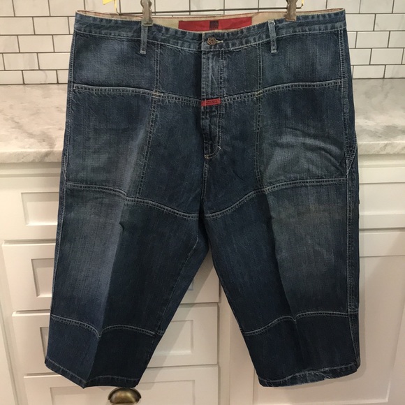 Marithe Francois Girbaud Other - Marithe Francois Girbaud MFG Shorts Mens's Size 42 Cargo Denim Jean Bermuda